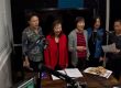 The Arcadia High School Chinese Parent's Choir in studio with Christine Zito singing on Arcadia FYI.