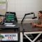Amy Moufarrege, owner of ServePro Arcadia in studio being interviewed with Christine Zito of Arcadia FYI.