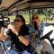 Sylvia Rosenberger, Chief Development Officer of the Los Angeles Arboretum Foundation, Inc. showing Christine Zito of Arcadia FYI places in the Arboretum.
